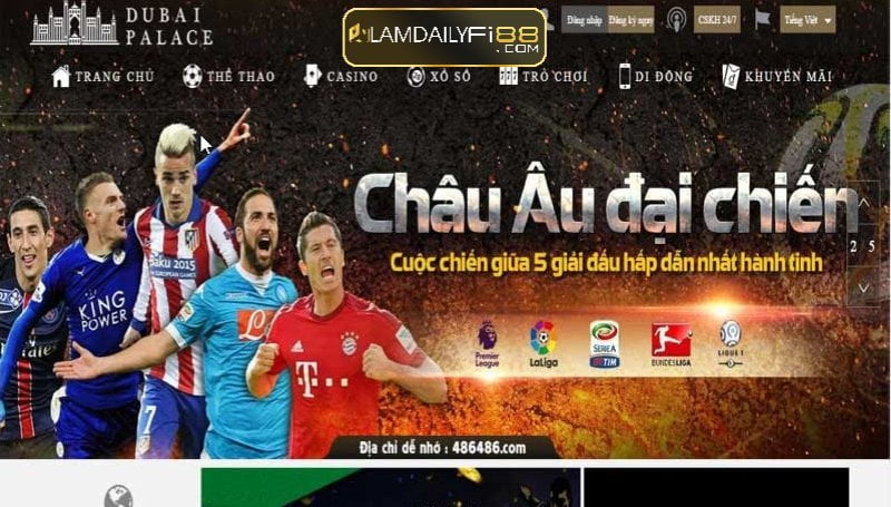 Dubai Palace – Trang web chuyên bùng tiền